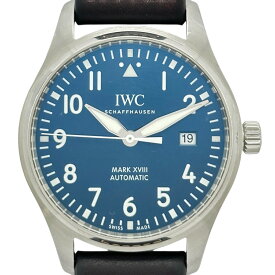 インターナショナルウォッチカンパニー IWC パイロット・ウォッチ・マーク18 プティ・プランス IW327010 ブルー ステンレススチール 自動巻き メンズ 腕時計【中古】
