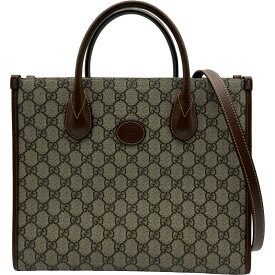 グッチ GUCCI インターロッキングG 2WAYハンドバッグ 659983 ブラウン ゴールド金具 GGスプリーヌ レディース ハンドバッグ【中古】