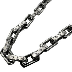 ルイ・ヴィトン LOUIS VUITTON ネックレス・チェーン モノグラム シルバー メタル アクセサリー【中古】