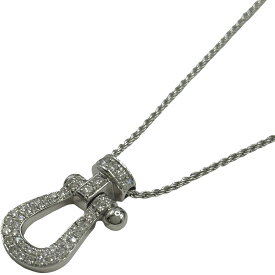 フレッド FRED ファース10ネックレスラージ ホワイトゴールド Au750 ダイヤモンド ジュエリー【中古】
