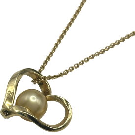 ミキモト MIKIMOTO ネックレス ゴールド k18 パール ジュエリー【中古】