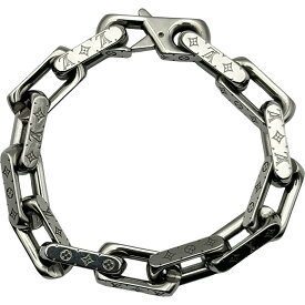 ルイ・ヴィトン LOUIS VUITTON ブレスレット・チェーン モノグラム M M00308 シルバー メタル アクセサリー メンズ【中古】