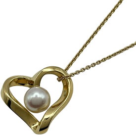 ミキモト MIKIMOTO パールネックレス ゴールド K18 パール ジュエリー【中古】