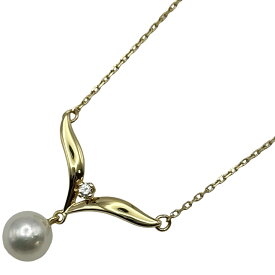 ミキモト MIKIMOTO パールネックレス ゴールド K18 パール ジュエリー【中古】