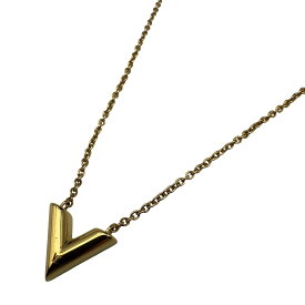 ルイ・ヴィトン LOUIS VUITTON ネックレス・エセンシャル V ゴールド メタル アクセサリー【中古】