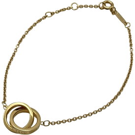 ティファニー TIFFANY＆CO インターロッキングブレス ピンクゴールド Au750 ジュエリー【中古】