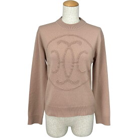 エルメス HERMES Hリフトカシミヤニットセーター 3H2653D1 ピンク カシミヤ レディース セーター【中古】