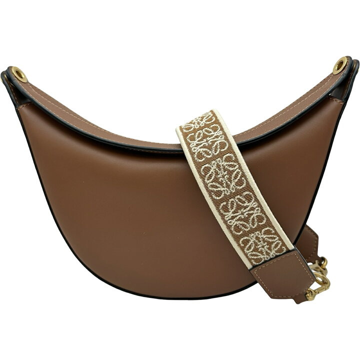 楽天市場】ロエベ LOEWE ルナ スモール ブラウン レザー レディース 