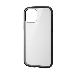 エレコム iPhone 12/iPhone 12 Pro/ハイブリッドケース/TOUGH SLIM LITE/フレームカラー/ブラック PM-A20BTSLFCBK