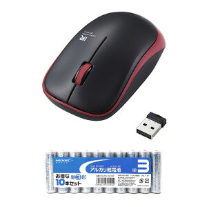 �G���R�� IR�}�E�X/ENELO�V���[�Y/����/3�{�^��/�ȓd��/�É��{�^��/�R��/���b�h + �A���J�����d�r �P3�`10�{�p�b�N�Z�b�g M-IR07DRSKRD+HDLR6/1.5V10P