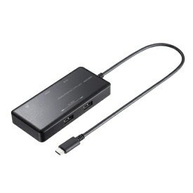 サンワサプライ USB Type-C ドッキングステーション ブラック USB-DKM7BK