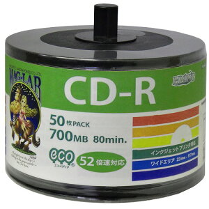 HI DISC CD-R 700MB 50GRpbN f[^p 52{Ή Chv^u lߑւpGRpbN HDCR80GP50SB2