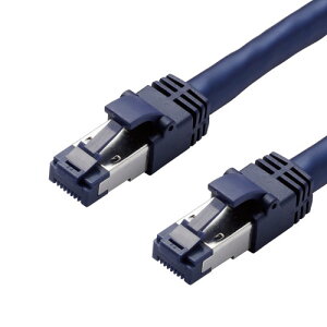 �G���R�� LAN�P�[�u��/CAT8/�ܐ܂�h�~/3m/�u���[���^���b�N LD-OCTT/BM30