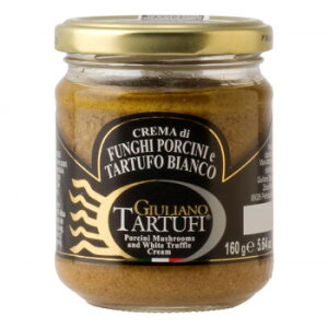ジュリアーノ・タルトゥーフィ ポルチーニクリーム 白トリュフ入り 160g 12本セット 2052