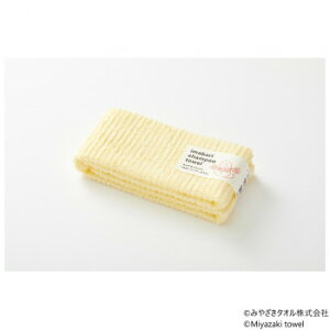 みやざきタオル 今治シャンプータオル フェイスタオル 34cm×100cm No.1 ブライトイエロー