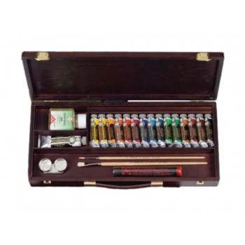 REMBRANDT レンブラント油絵具 ラグジュアリーボックス16色セット T0184-0004 410847