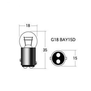 MH}cV}@Md(1) 12v23/8w G18 BAY15D@1P5410