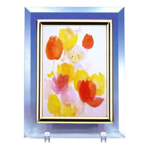 クリスタル(ちひろ絵はがき一枚入り) 114583・母と子(横)