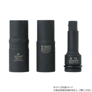 チップトップ ツインソケット(厚口) 12.7角 S195-19X21