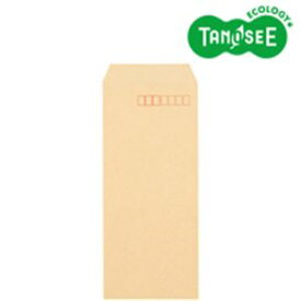 （まとめ）TANOSEE クラフト封筒 テープ付 70g 長40 〒枠あり 1000枚入×3パック