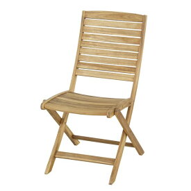 折りたたみ椅子 アウトドアチェア 幅46.5cm 木製 アカシア オイル仕上げ Nino ニノ 完成品 屋外 室外 キャンプ ベランダ