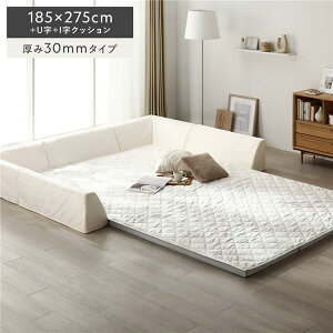 �Ɍ� ���O �w�N�b�V���� �Z�b�g ��185×275cm�{U���{I���N�b�V���� ����30mm�^�C�v �t�����l�����n �A�C�{���[ �􂦂� �J�o�[