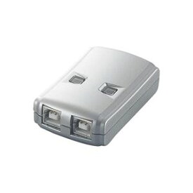 （まとめ）エレコム ELECOM USB2.0手動切替器 2切替 USS2-W2【×5セット】