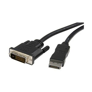 StarTech.com DisplayPort-DVIϊP[u 3m IX^IX 1920×1200Ή ubNDP2DVIMM10 1{