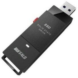 【訳あり・在庫処分】BUFFALO PC/TV/PS4向けUSB3.2（Gen.1）対応 スティック型SSD 1TB SSD-PUT1.0U3-BKA