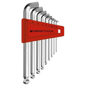 PB SWISS TOOLS 2212H-10 ショートヘッド 六角棒レンチセット パックナシ 工具 ツール DIY 作業工具 道具 レンチ