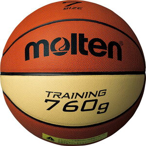 【モルテン Molten】 トレーニング用 バスケットボール 【7号球】 約760g 人工皮革 9076 B7C9076 〔運動 スポーツ用品〕