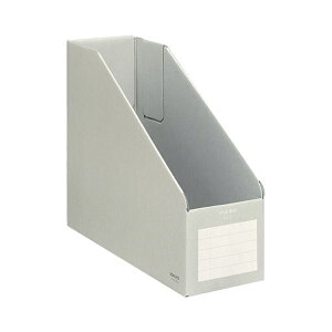 (まとめ) コクヨ ファイルボックスE&S A4フリー型 背幅102mm グレー フ-E455M 1冊 【×20セット】