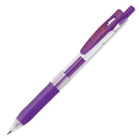 (まとめ) ゼブラ ゲルインクボールペン サラサクリップ 0.3mm 紫 JJH15-PU 1本 【×60セット】