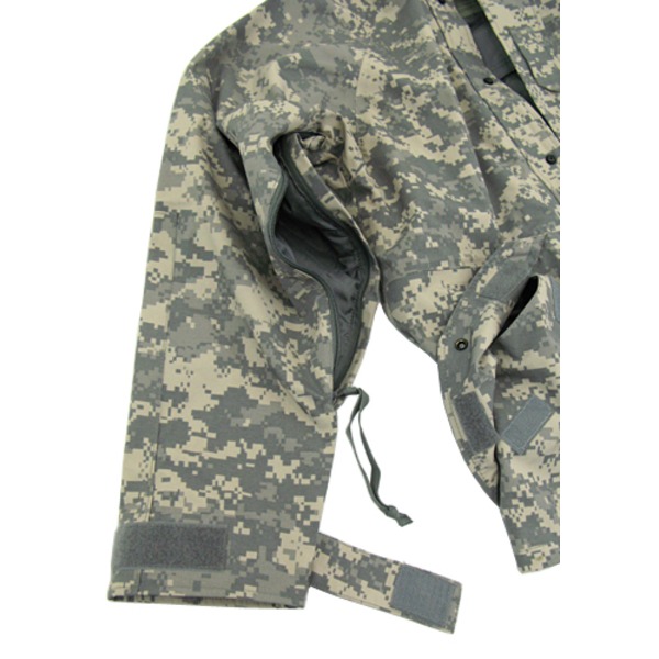アメリカ軍 ECWC S-1ジャケット／パーカー 【 Lサイズ 】 透湿防水素材 JP041YN ブラック 【 レプリカ 】 | 西新オレンジストア