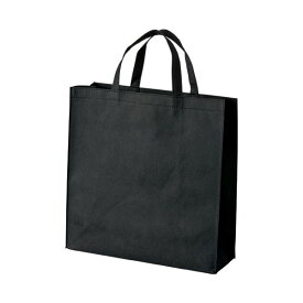 （まとめ） スマートバリュー 不織布手提げバッグ小10枚ブラックB450J-BK【×10セット】