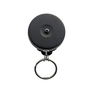 (まとめ) ダイケン キーバック 黒カバーステンチェーン回転式ベルトクリップ 0.6m KB-4B 1個 【×3セット】