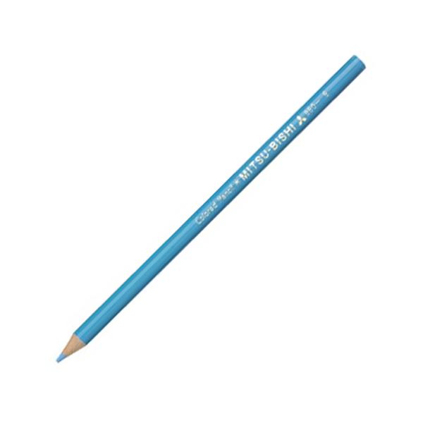 （まとめ） 三菱鉛筆 色鉛筆880級 みずいろK880.8 1ダース 【×10セット】：西新オレンジストア
