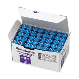パナソニック アルカリ乾電池EVOLTAネオ 単4形 LR03NJN/40S 1箱(40本)