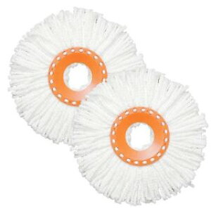 IRISOHYAMA アイリスオーヤマ ※IRIS 回転モップスペアヘッド KMO-K2P オレンジ KMOK2P 1256 3934705