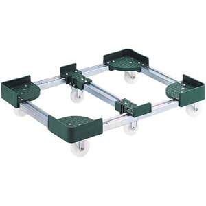 TRUSCO トラスコ中山 TRUSCO 伸縮式コンテナ台車6輪型300x600 FCD6-3060 5125286