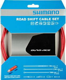 SHIMANO シマノ OT-SP41 ポリマーコーティング シフトケーブルセット(Red)