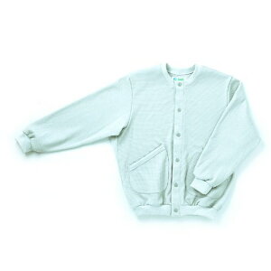 日本エンゼル スクエアニット室内着【えりなし前開きタイプ】 グレー S (5100)