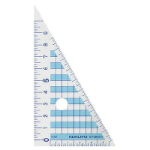 コクヨ 三角定規12cm(GY-GBA210)「単位:コ」