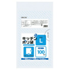 オルディ ◆プラスプラスキッチンポリ袋(透明) L (PKP-L-100)