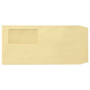 オリジナル 3181463 TANOSEE 窓付封筒 裏地紋なし 長3 テープのり付 70g/m2 クラフト(窓:グラシン紙) 業務用パック