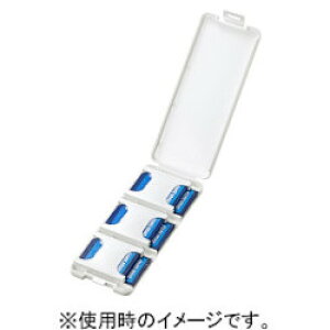 SANWASUPPLY サンワサプライ SDカードケース(6枚収納・ホワイト) 品番:FC-MMC23SDW