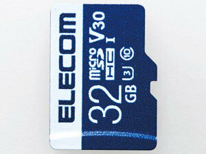 ELECOM GR GR MF-MS032GU13V3R f[^microSDHCJ[h UHS-I U3 V30 32GB(MFMS032GU13V3R)