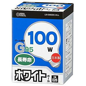 OHM I[d@ 06-0626 {[ ^Cv(G95/100W/zCg/E26) LB-G9600K-WLL