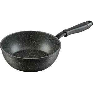 和平フレイズ 耐摩耗性アップ! マーブルコート 深型フライパン 炒め鍋 20cm 軽い くっつきにくい ダブルマーブルα RB-2107