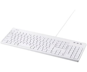 BUFFALO �o�b�t�@���[ �L���t���L�[�{�[�h �R�ێd�l�E�h���h�o�L�[�{�[�h �z���C�g(BSKBU520WHZ)